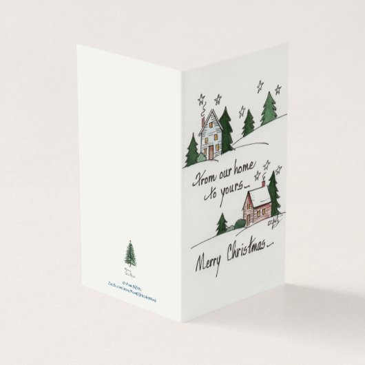 「自宅から」挨拶ヴィンテージホームズ水彩  (外部)