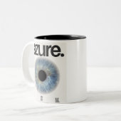 自宅でお茶とコーヒーを飲む ツートーンマグカップ (正面左)