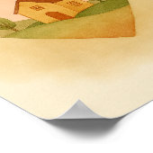 自宅でのハート ポスター (角)