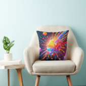 自宅での色彩とエネルギーの爆発 クッション (椅子)