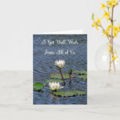 自宅でシニアのグループからウェルカードを取得 カード (黄色い花)