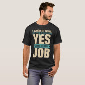 自宅でパジャマのリモートWfhの仕事を開始 Tシャツ (正面フル)