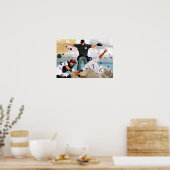 自宅で安全 ポスター (キッチン)