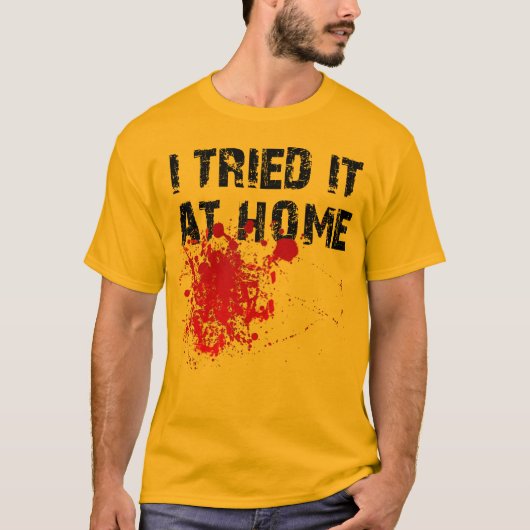 自宅で試してみた面白Tシャツ Tシャツ (正面)