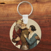 自宅と国 キーホルダー (正面)