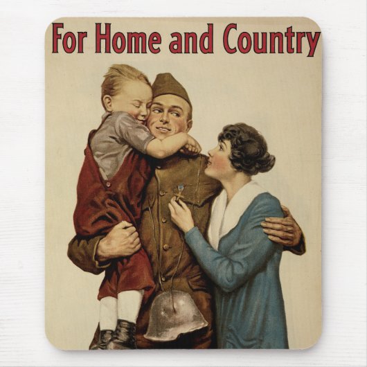 自宅と国 マウスパッド (正面)