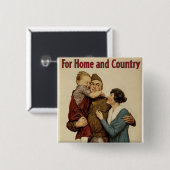 自宅と国 缶バッジ (正面&裏面)