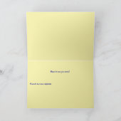 自宅に移動するタンデム自転車で旅行 案内状 (内部)