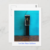 自宅に電話をかける ポストカード (正面/裏面)