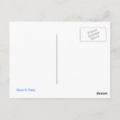 自宅に電話をかける ポストカード (裏面)