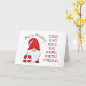 *自宅に GNOME、休暇中も安心* カード (黄色い花)