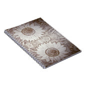 自宅のひまわり ノートブック (右側)