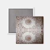 自宅のひまわり マグネット (正面/裏面)