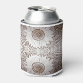 自宅のひまわり 缶クーラー (缶正面)