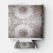 自宅のひまわり 缶クーラー (正面)