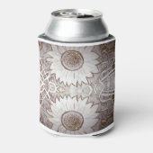 自宅のひまわり 缶クーラー (缶裏面)