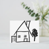 自宅のアイコン ポストカード (スタンド正面)