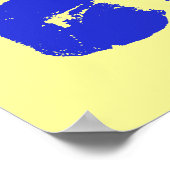 自宅のポスタ保ーに校正おもしろいした ポスター (角)