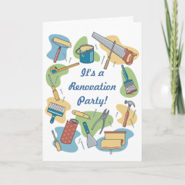 自宅のリノベーション 招待状