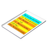 自宅の日程表から作業 ノートブック (左側)