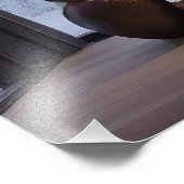 自宅の暖炉 フォトプリント            (角)