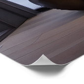 自宅の暖炉 ポスター (角)