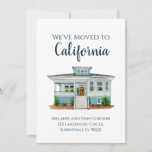 自宅の移動中のお知らせ 招待状