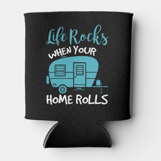 自宅のRV時にライフ転がロック 缶クーラー (正面)