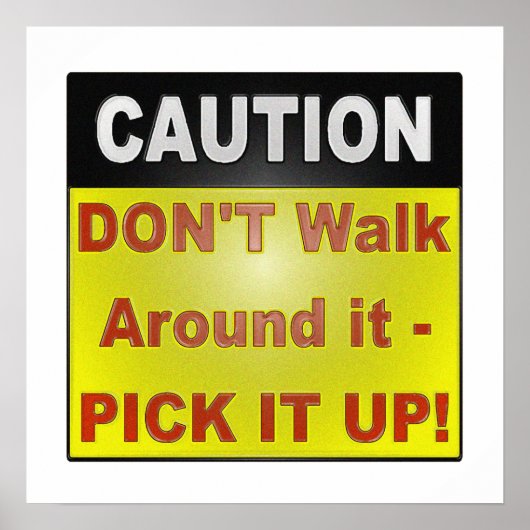 自宅や職場の安全標識に注意！ ポスター (正面)