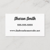 「自宅を探す」不動産仲介業者名刺 名刺 (裏面)