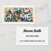 「自宅を探す」不動産仲介業者名刺 名刺 (正面/裏面)