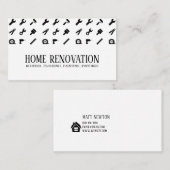 自宅リノベーション建築名刺 名刺 (正面/裏面)