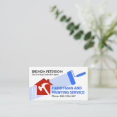 自宅修理絵画の便利屋 名刺 (スタンド正面)