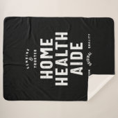 自宅健康補助職種ギフト シェルパブランケット (正面(横))