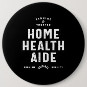 自宅健康補助職種ギフト 缶バッジ (正面)