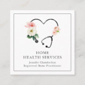 自宅医療サービスナース スクエア名刺 (正面)