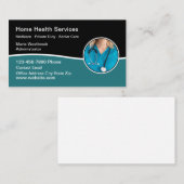 自宅医療モダン名刺 名刺 (正面/裏面)