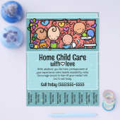 自宅子気に子気に転涙シート チラシ (シングル)