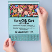 自宅子気に子気に転涙シート チラシ (手)