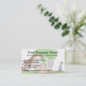 自宅所有者の災害日 名刺 (スタンド正面)