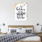 自宅書用の台所にある キャンバスプリント (インサイチュ (寝室))