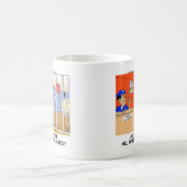 自宅監禁おもしろい警察マグティTeeカードギフトなど コーヒーマグカップ (中央)