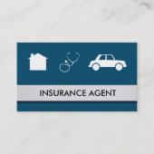 自宅自動車保険代理店 名刺 (正面)