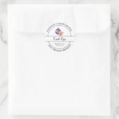 自家栽培ガーデン生オーガニック生イチジラベル ラウンドシール (バッグ)