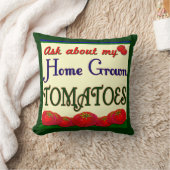 自家栽培トマトことわざガーデナーピロー クッション (ブランケット)