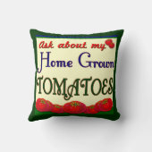 自家栽培トマトことわざガーデナーピロー クッション (裏面)