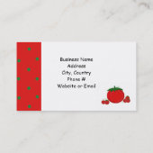 自家栽培トマトエ事業 名刺 (裏面)