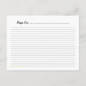 自家栽培トマトカスタムレシピカード ポストカード (裏面)