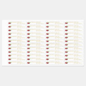 自家製さくらんぼジャムシンラベル ラベル (シート)