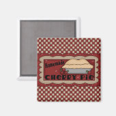 自家製さくらんぼパイマグネット マグネット (正面/裏面)